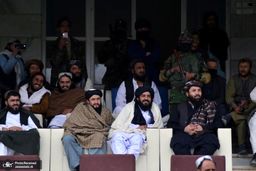 مقامات طالبان تماشاگر فوتبال +عکس