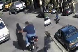  لحظه  وحشتناک حمله به زن تهرانی در قیطریه ! + فیلم