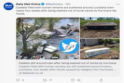 تابوت‌های پراز جنازه در شهر لوئیزیانا همه را به وحشت انداخت +فیلم 