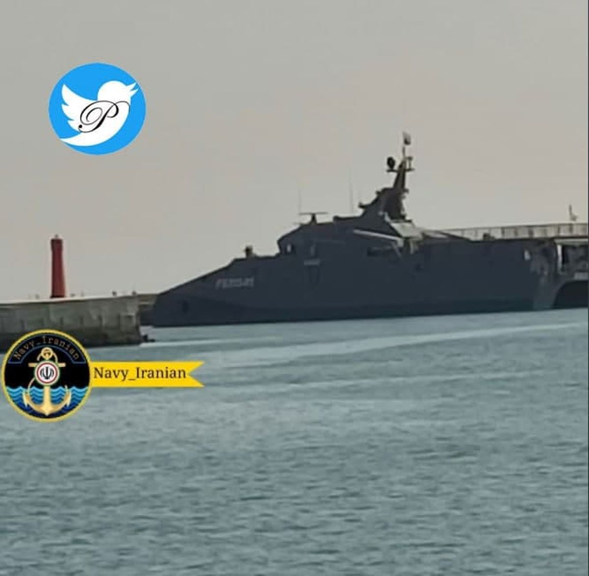 اولین تصویر منتشر شده از ناوچه شهید سلیمانی 