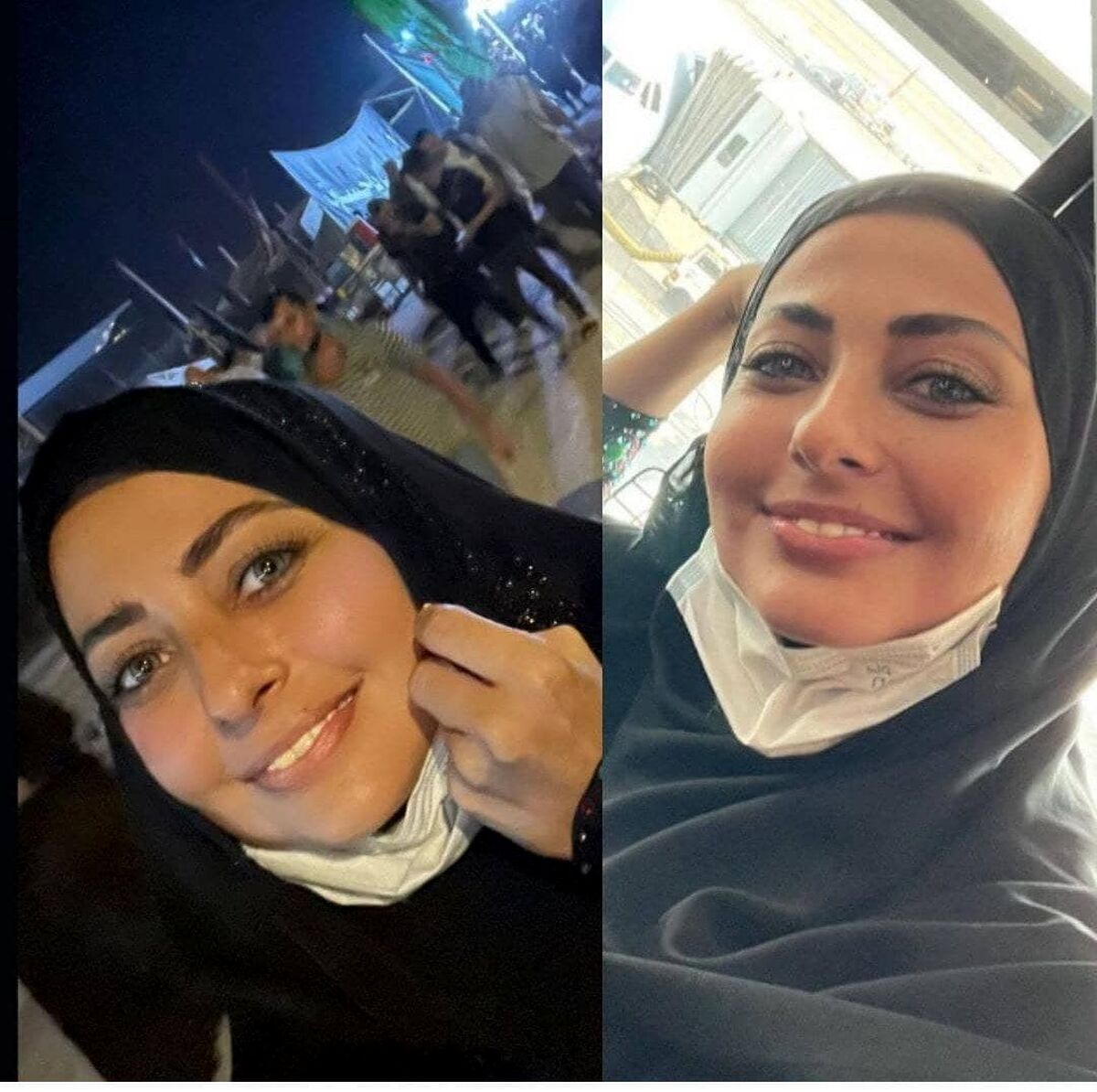  نفیسه روشن به سفر کربلا رفته است!؟ +عکس