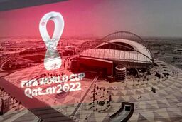 لیلیام تورام اسطوره فوتبال فرانسه در ورزشگاه لوسیل + عکس