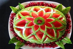  تزیین ژله هندوانه ای شب یلدا + تصاویر