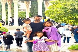 عکس جنجالی حسین ماهینی با همسرش در شیراز