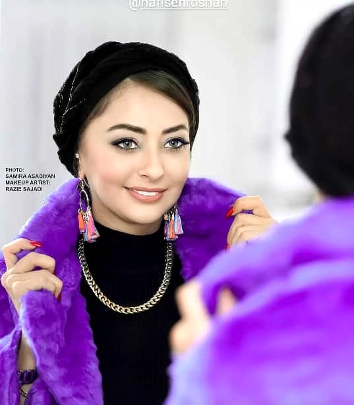 عکس لو رفته از مادر جوان نفیسه روشن همه را شوکه کرد /زندگی زن باکلاس پدر نفیسه روشن در روستا!؟ +عکس حاشیه ساز