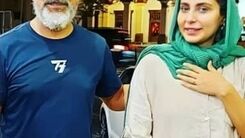 تیپ عجیب رعنا آزادی ور با کلاهی خاص در جشن حافظ/همه بدنبال خرید مانتوی خانم بازیگر!+عکس