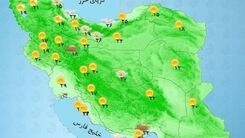پیش بینی وضعیت آب و هوا در کشور| رگبار و رعد و برق در این مناطق