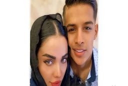 بچه بازی همسر مهدی قائدی /عکس