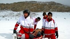 لحظه دیدنی نجات از زیر بهمن+فیلم داغ 