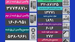 تاکنون چند نفر درکشور قربانی کرونا شدند؟