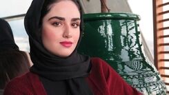 هانیه غلامی با تیپ متفاوت در ورزشگاه آزادی + عکس