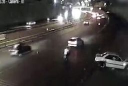 تصادفات وحشتناک تهران به خاطر قطعی برق + فیلم