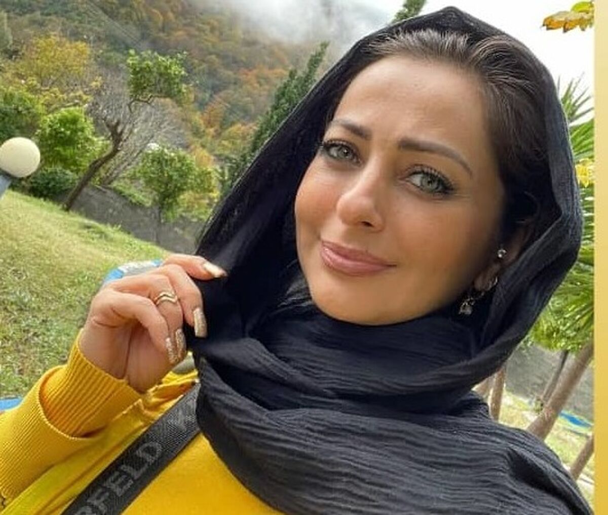 تو چشم بودن مانتوی مزونی گرانقیمت نفیسه روشن | احساس جذابیت نفیسه روشن با تیپ مجلسی + عکس