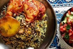 لوبیا پلو شیرازی اگه نخوردی یعنی زندگیت یه چیزی کم داشته تا حالا! | طرز تهیه لوبیا پلو شیرازی 