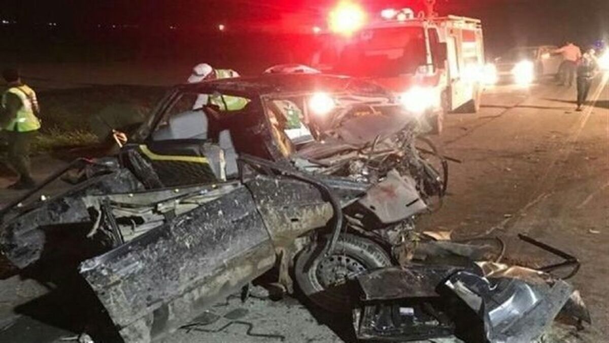 مرگ وحشتناک ۸ عضو یک خانواده در حادثه رانندگی