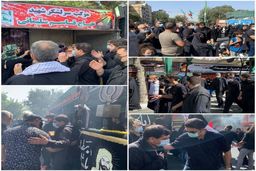حضور  مخبر در  مراسم روز اربعین شهرری +عکس
