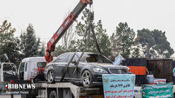 آتش سوزی عمدی خودروهای گران قیمت توسط سارقان! +عکس