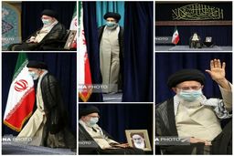 مراسم عزاداری اربعین حسینی با حضور مقام معظم رهبری +عکس