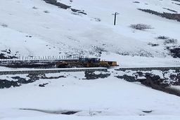 سقوط بهمن در جاده چالوس هم اکنون+عکس