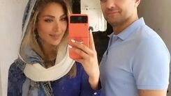 ژست های خاص بهرام رادان و همسرش در روز عروسی | لباس عروس 3 میلیاردی همسر بهرام رادان در شاهانه ترین جای گرجستان + عکس