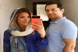 ژست های خاص بهرام رادان و همسرش در روز عروسی | لباس عروس 3 میلیاردی همسر بهرام رادان در شاهانه ترین جای گرجستان + عکس