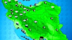 برف و باران در تهران و چندین استان