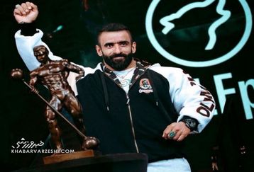 دیدار هادی چوپان با آرنولد شوارتزنگر +فیلم