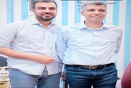 ناخواسته عکس همسر خارجی عادل فردوسی پور لو رفت | دلخوری عادل فردوسی پور از خبرنگاری که این عکس را منتشر کرد +عکس