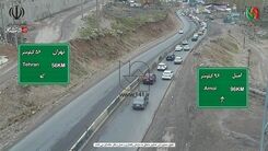 ترافیک وحشتناک از ترافیک جاده های شمالی +عکس 