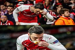  واکنش زیبای مسوت اوزیل به حرکت زشت  هواداران اتلتیکو+عکس