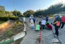 تصادف خودرو با یک دونده در پارک پردیسان!/راننده از صحنه فرار کرد +عکس