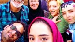 چندش آورترین عکس یادگاری 3 خانم بازیگر ایرانی | عکس نرگس محمدی در کثیف ترین توالت عمومی! +عکس