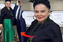 جشن تولد بهاره رهنما با 2 کیک لاکچری | قیافه جدید و جوان بهاره رهنما همه را شوکه کرد +عکس